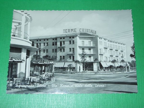 Cartolina Montegrotto Terme ( Padova ) - Via Roma e …