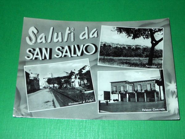 Cartolina Saluti da San Salvo ( Chieti ) - Vedute …