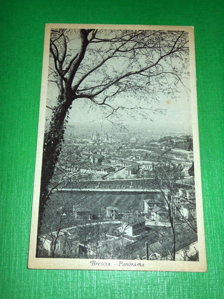 Cartolina Brescia - Panorama 1938