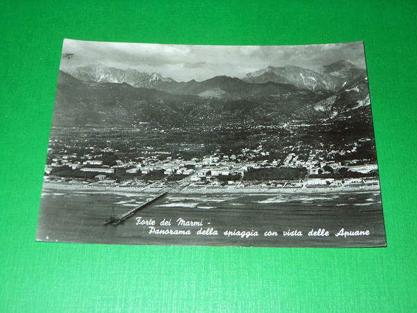 Cartolina Forte dei Marmi - Panorama della spiaggia con le …