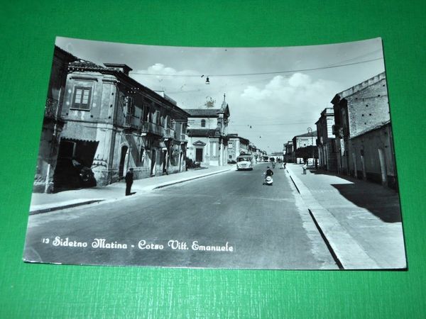 Cartolina Siderno Marina ( Reggio Calabria ) - Corso Vittorio …