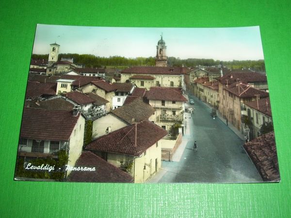 Cartolina Levaldigi ( Cuneo ) - Panorama 1958