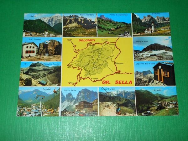 Cartolina Dolomiti - Vedute diverse 1983