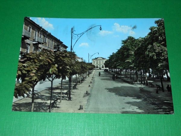 Cartolina Casale Monferrato - Viale Bistolfi 1961