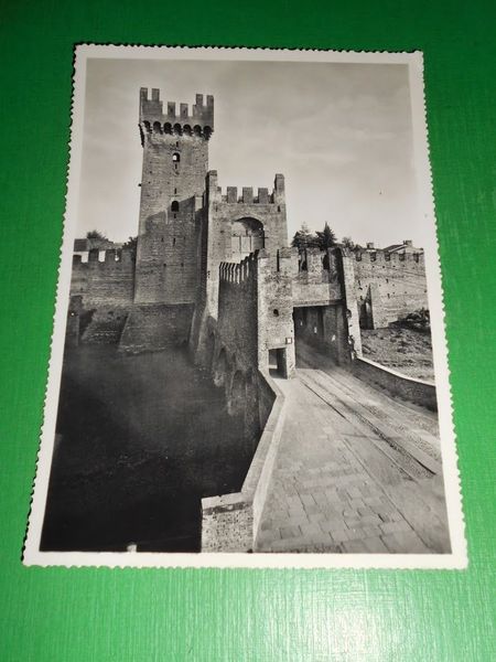 Cartolina Montagnana ( Padova ) - Entrata Castello degli Alberi …
