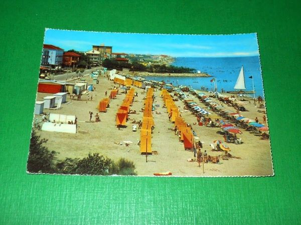 Cartolina Torre Pedrera - La spiaggia 1960 ca
