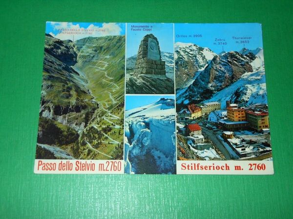 Cartolina Passo dello Stelvio / Stilfserioch - Vedute diverse 1977