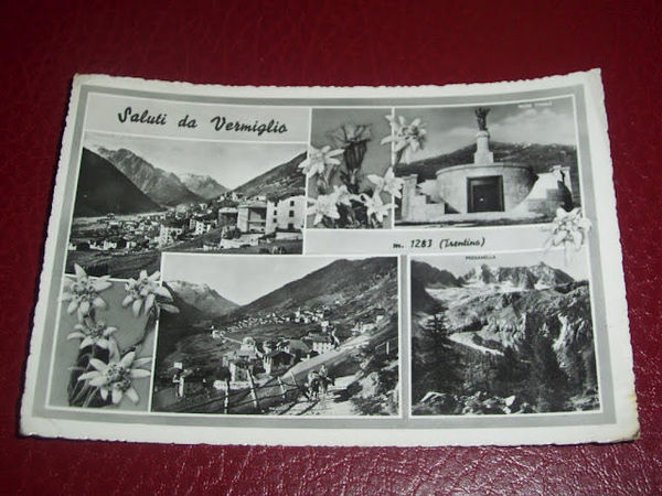 Cartolina Vermiglio (Trento) - Vedute diverse 1958