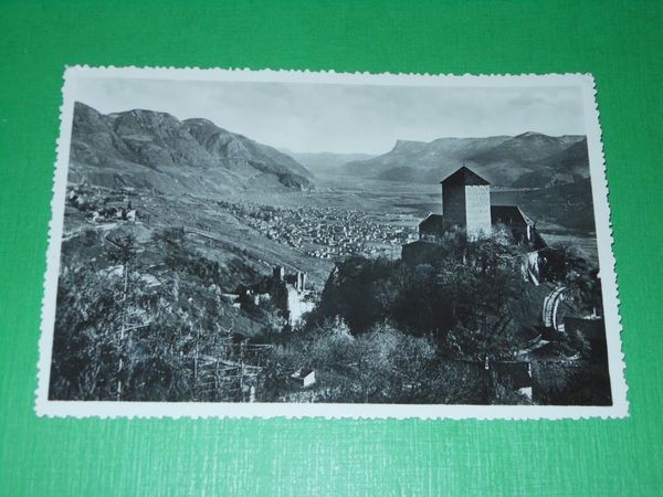 Cartolina Castel Tirolo presso Merano - Veduta 1950 ca