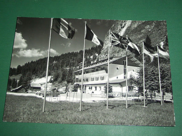 Cartolina Selva di Gardena - Hotel Vallelunga 1955 ca