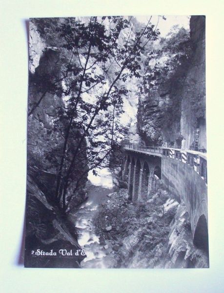 Cartolina Bolzano - Strada Val d' Ega 1955 ca