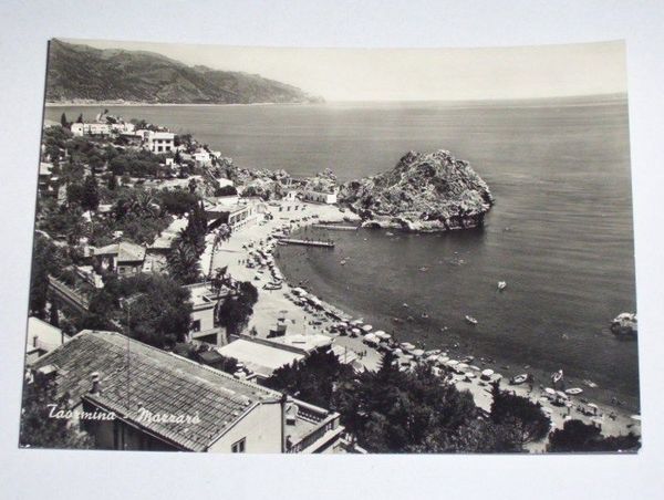 Cartolina Taormina - Mazzarò - Panorama 1960 ca