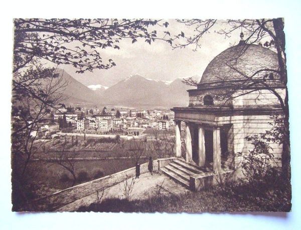 Cartolina Domodossola Panorama da Strada Calvario 1951
