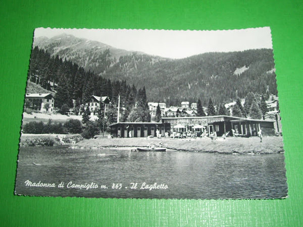 Cartolina Madonna di Campiglio - Il Laghetto 1968