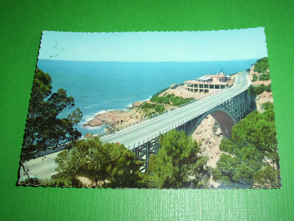 Cartolina Livorno - Calafuria - Ponte di Calignaia 1958