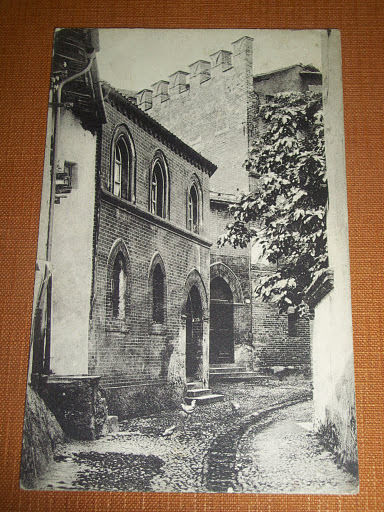 Cartolina Pinerolo - Il Castello dei Principi d' Acaja 1928