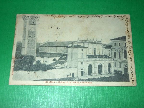 Cartolina Vicenza - Chiesa di S. Felice e Fortunato 1903