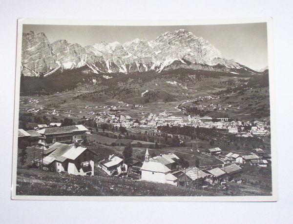 Cartolina Cortina d' Ampezzo - Panorama 1936