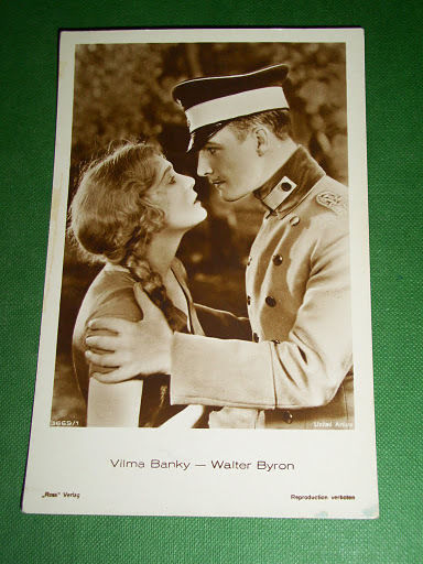 Foto Cartolina Cinema Teatro Lirica - Vilma BANKY e Walter …