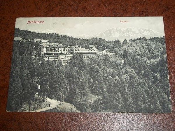 Cartolina Mendelpass / Passo Mendola - Scorcio panoramico 1908