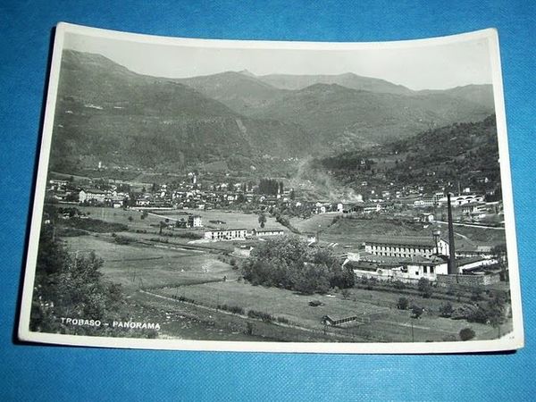 Cartolina Trobaso - Panorama generale 1955