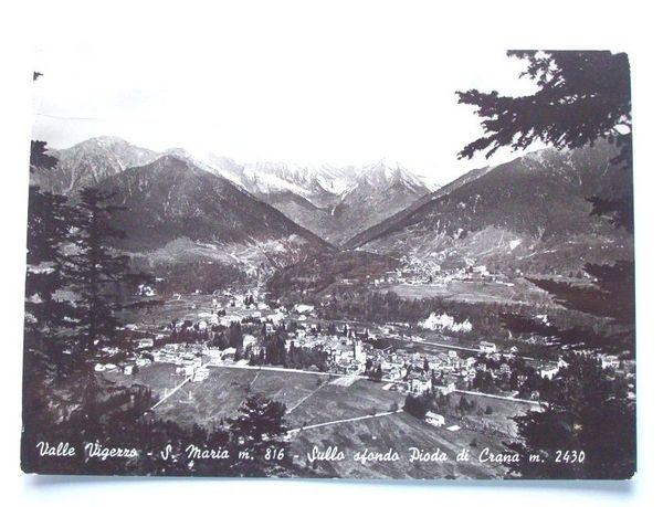Cartolina S. Maria ( Valle Vigezzo ) - Panorama 1962