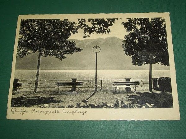Cartolina Ghiffa - Passeggiata lungolago 1939