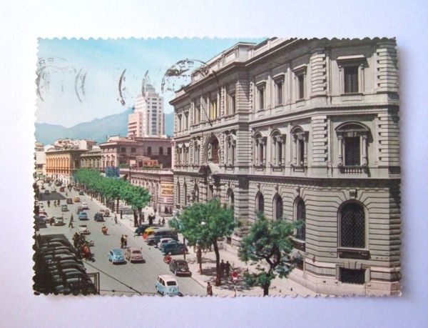 Cartolina Palermo - Via Cavour 1958