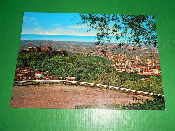 Cartolina Massa - Castello Malaspina, panorama e Via S. Carlo …