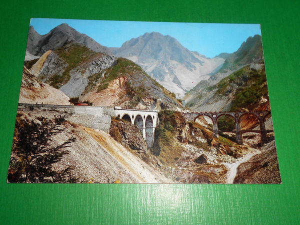 Cartolina Carrara - Cave di marmo 1970 ca