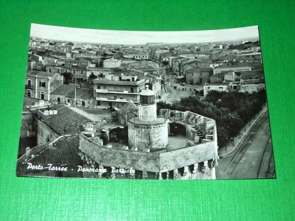 Cartolina Porto Torres - Panorama parziale 1960 ca