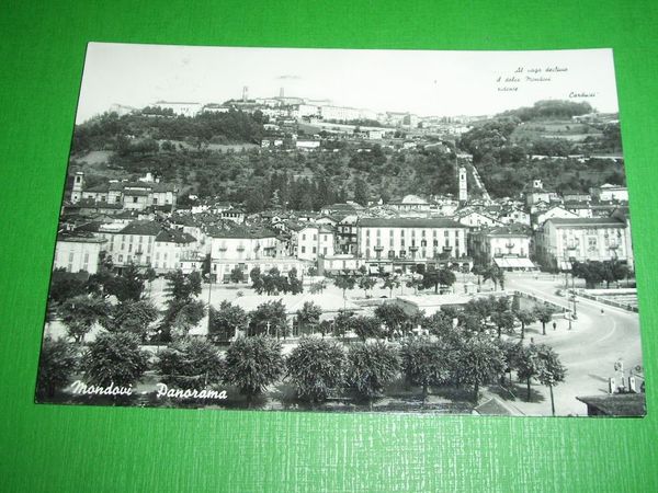 Cartolina Mondovì ( Cuneo ) - Panorama 1962