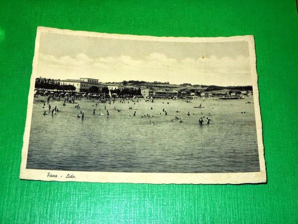 Cartolina Fano - Lido 1936