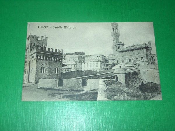 Cartolina Genova - Castello Makenzie 1910 ca