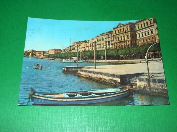 Cartolina Siracusa - Lungomare Aretusa 1963
