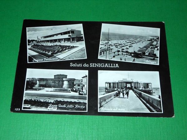 Cartolina Saluti da Senigallia - Vedute diverse 1961