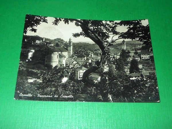 Cartolina Sassello - Panorama da Cappella 1950