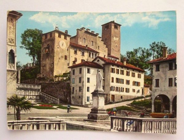 Cartolina Feltre - Piazza Maggiore 1964