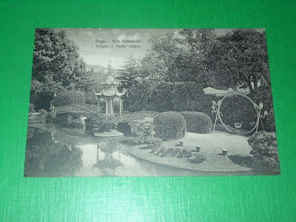 Cartolina Pegli - Villa Pallavicini - Tempio e Porta Cinese …