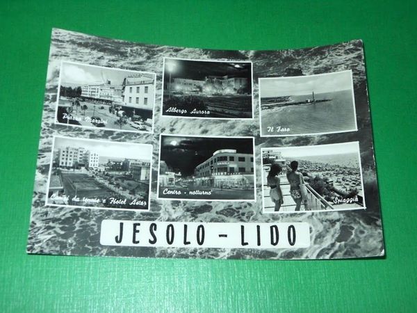 Cartolina Jesolo - Lido - Vedute diverse 1961