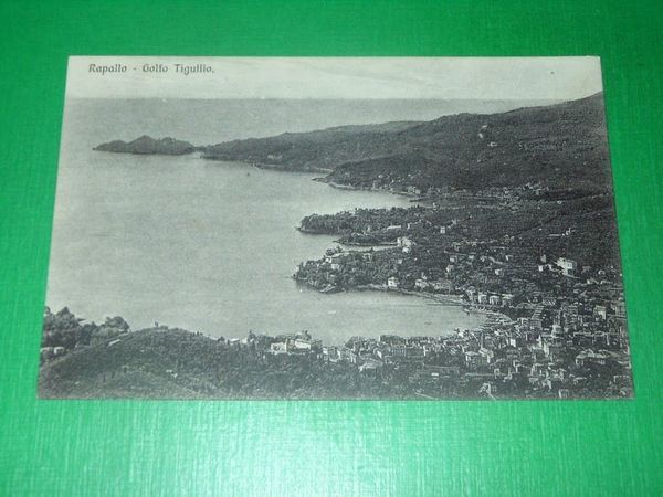 Cartolina Rapallo - Golfo Tigullio 1910 ca