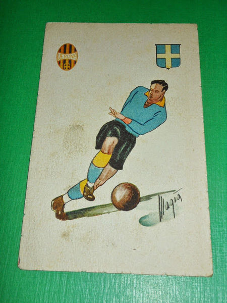 Cartolina Associazione Calcio Verona - Illustratore Magia 1930 ca RARITA'