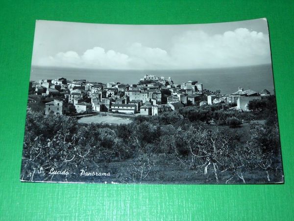 Cartolina San Lucido ( Cosenza ) - Panorama 1957