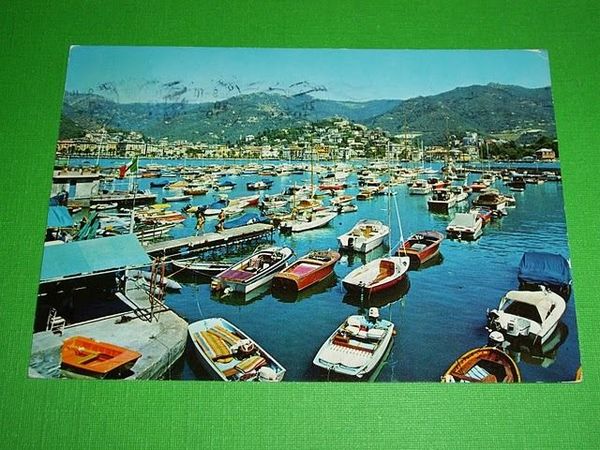 Cartolina Rapallo - Panorama dal porticciolo 1975