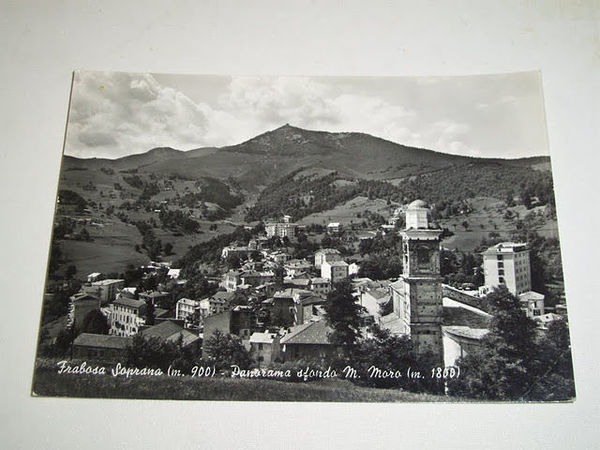 Cartolina Frabosa Soprana ( Cuneo ) - Panorama sfondo Monte …