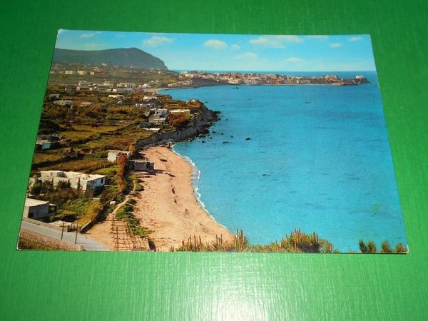 Cartolina Forio d' Ischia - Spiaggia di S. Francesco 1970