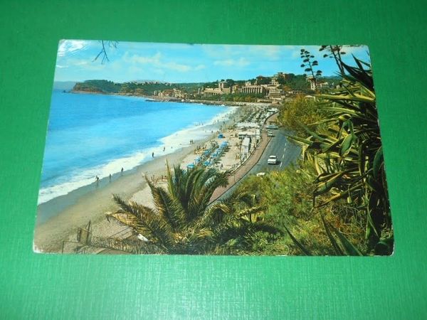 Cartolina Celle Ligure - Panorama - Spiaggia 1972