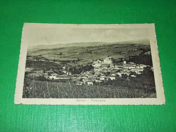 Cartolina Barolo ( Cuneo ) - Panorama 1930 ca