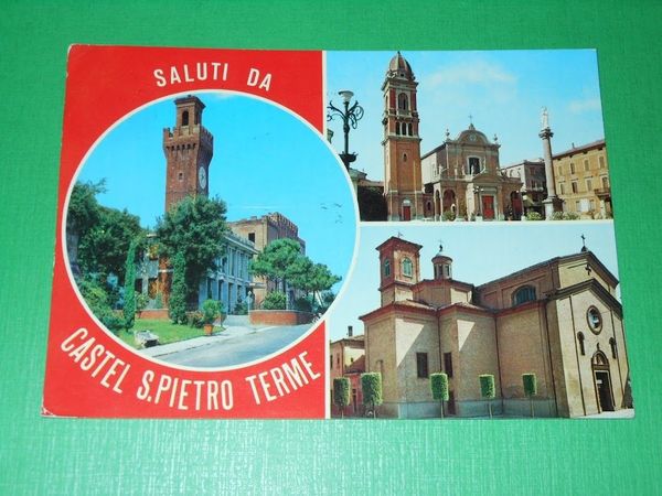 Cartolina Castel San Pietro Terme - Vedute diverse 1975