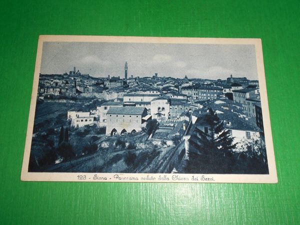 Cartolina Siena - Panorama veduto dalla Chiesa dei Servi 1935 …